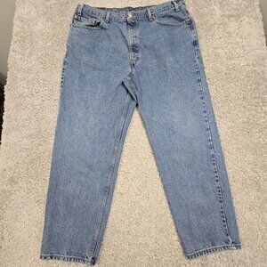 Levis 550 Jeans Men 42x30 (Fits 38x30) Blue Relaxed Tapered Fit 90s Denim